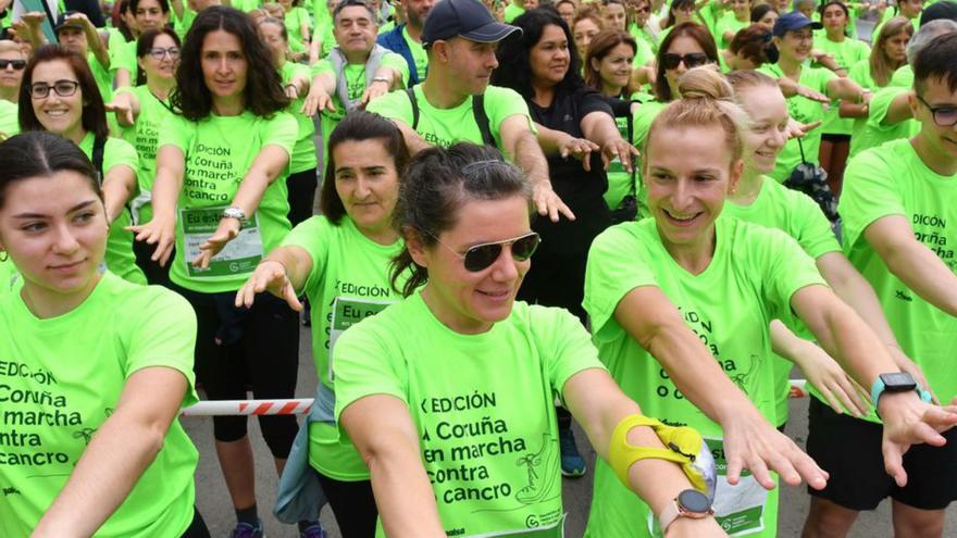 Carrera contra el cáncer en A Coruña.   | // VÍCTOR ECHAVE