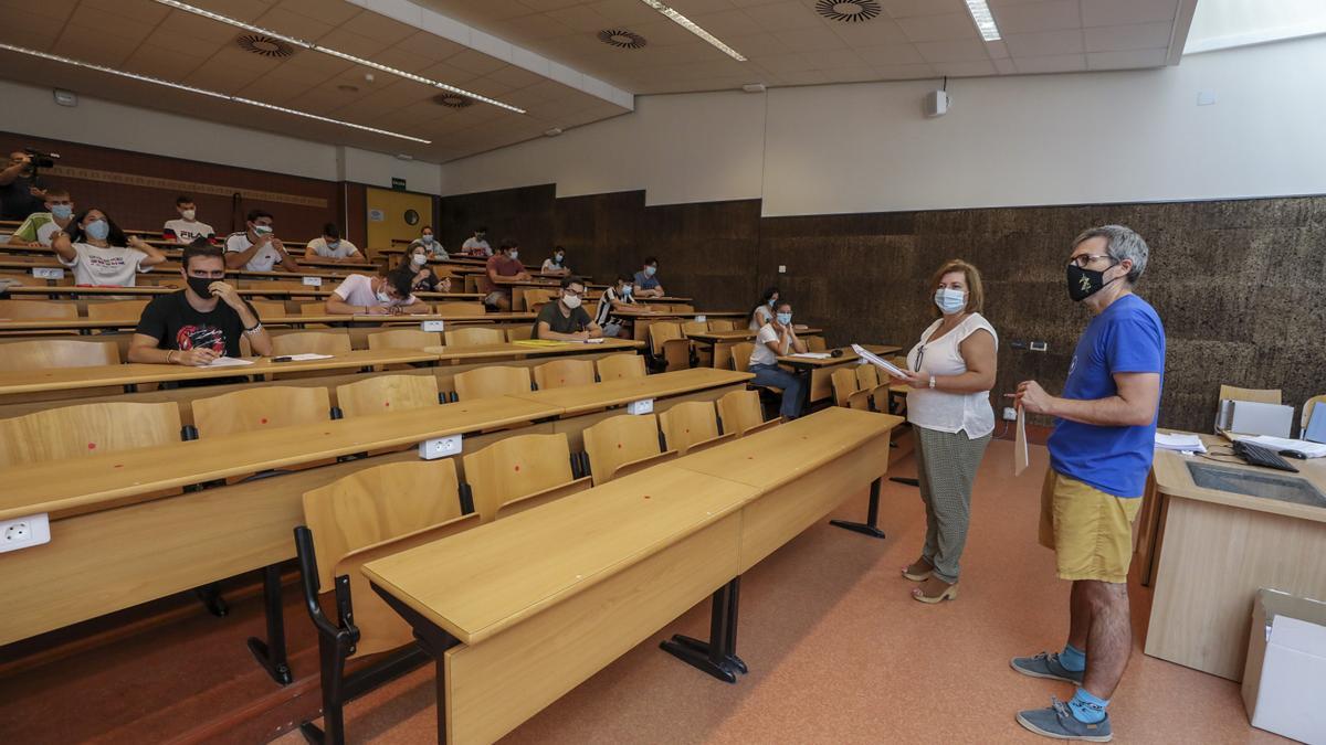 Pruebas el pasado curso de acceso a la UMH de Elche