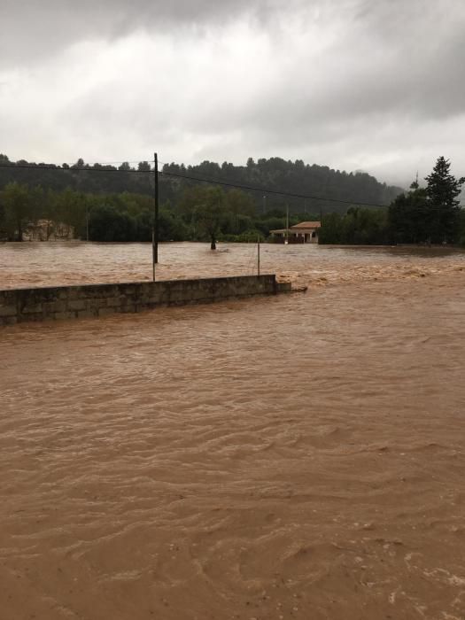 Überschwemmungen im Nordosten von Mallorca