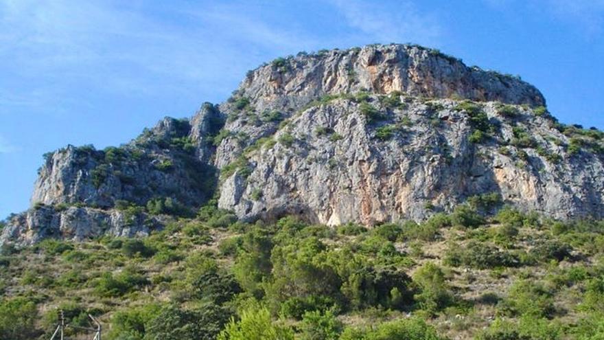 La Penya Roja, en la zona de Marxuquera de Gandia