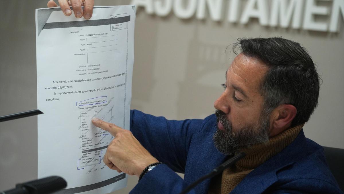 Juan Manuel Badenas, concejal de Vox nuevamente.