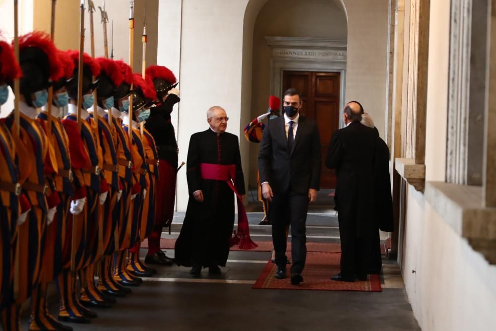 Visita de Pedro Sánchez al Vaticano