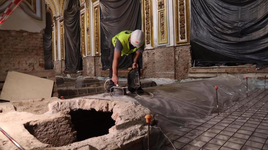 Obras de restauración en la Iglesia de los Santos Mártires