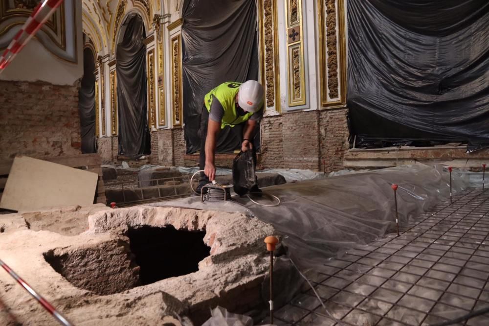 Obras de restauración en la Iglesia de los Santos Mártires