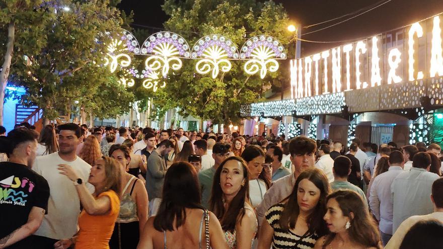 Gran afluencia la noche del sábado en el ferial de Badajoz, sin incidentes de gravedad