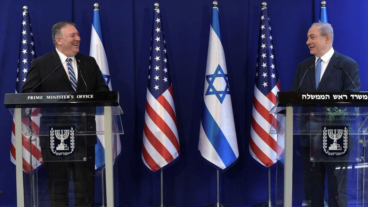 Pompeo llega a Israel para reunirse con el primer ministro Benjamin Netanyahu.