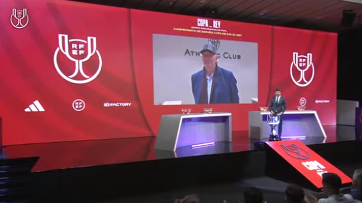 Imagen del sorteo de Copa del Rey