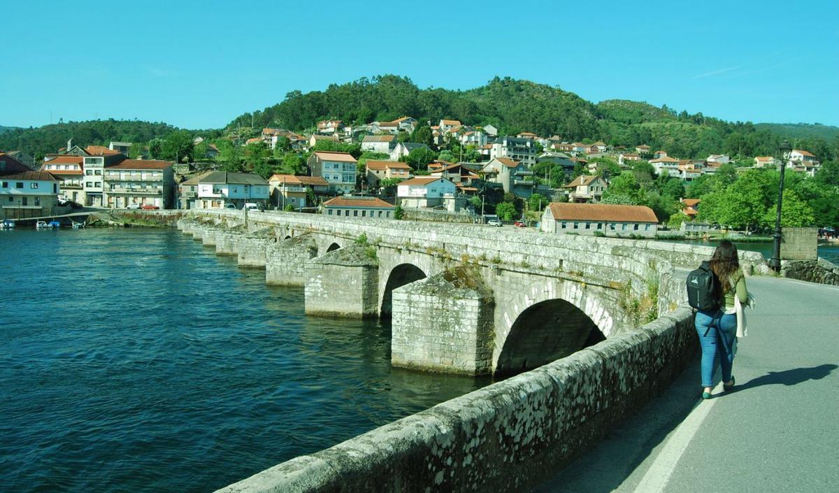 Viaducto de Pontesampaio, de factura medieval. | A.Pinacho