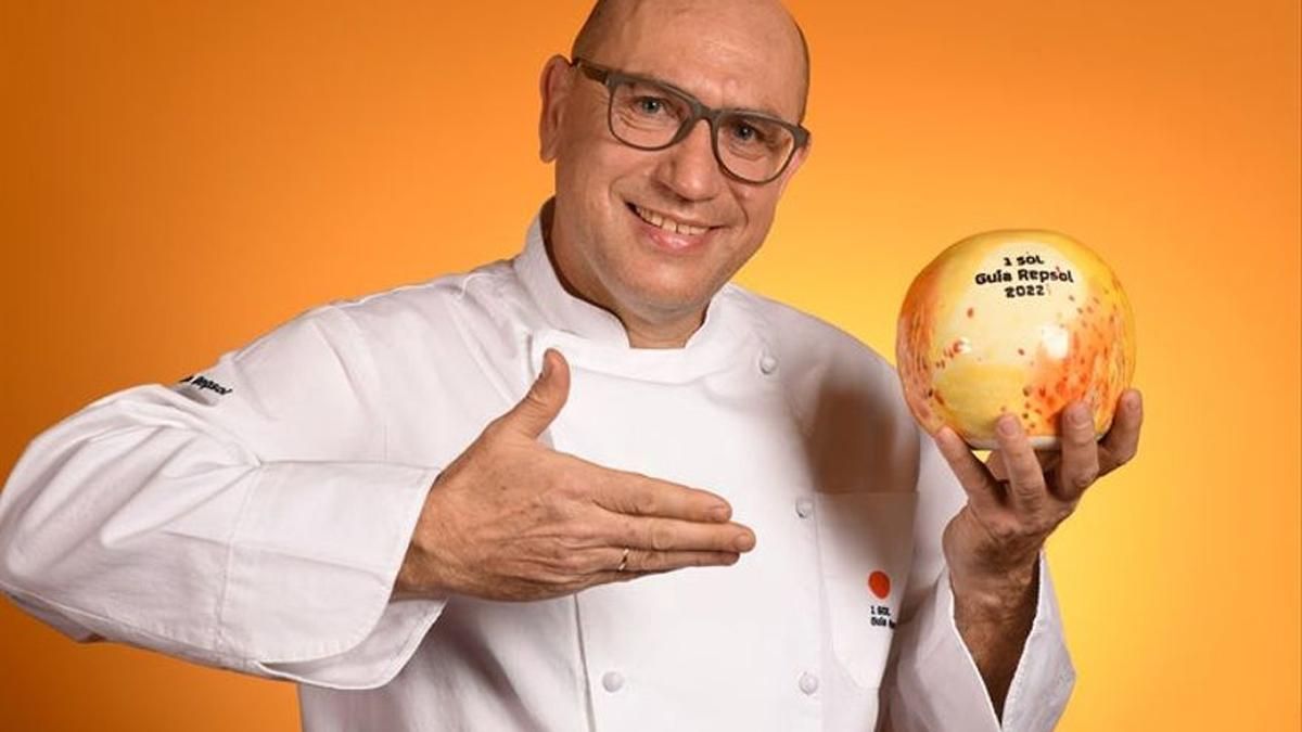 Javier García, del restaurante 'Lugaris' de Badajoz, galardonado por la Guía Repsol