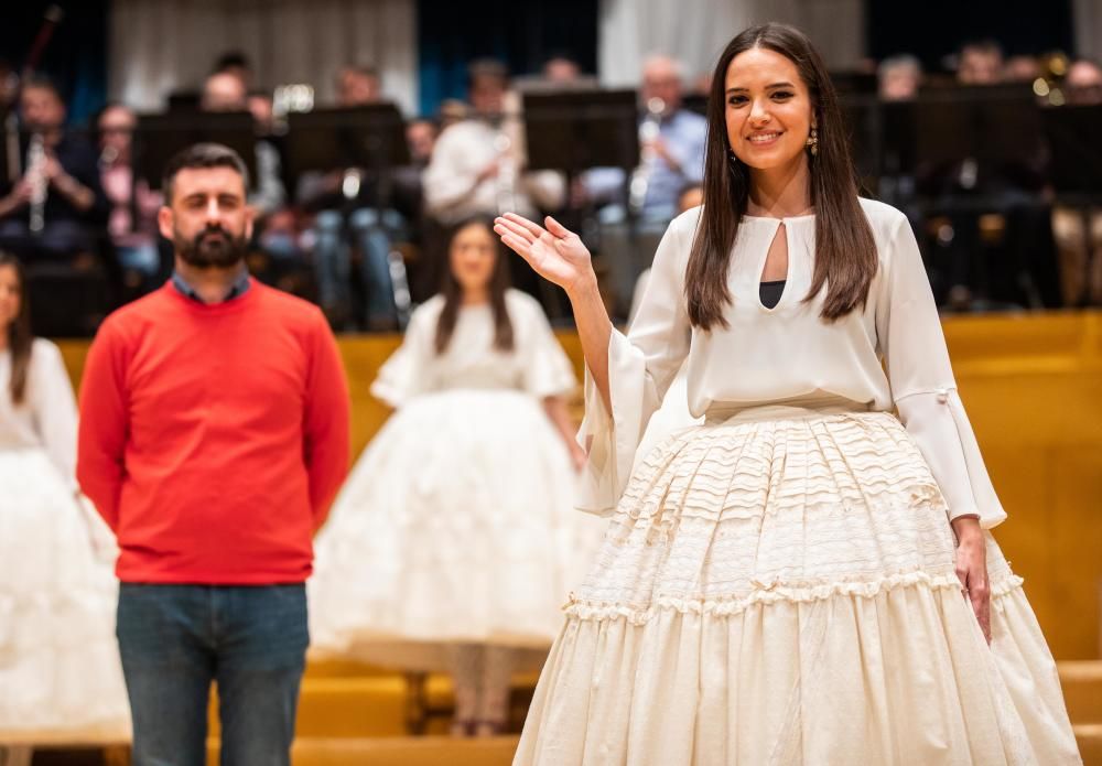 Ensayo de la exaltación de la falleras mayores de València 2019