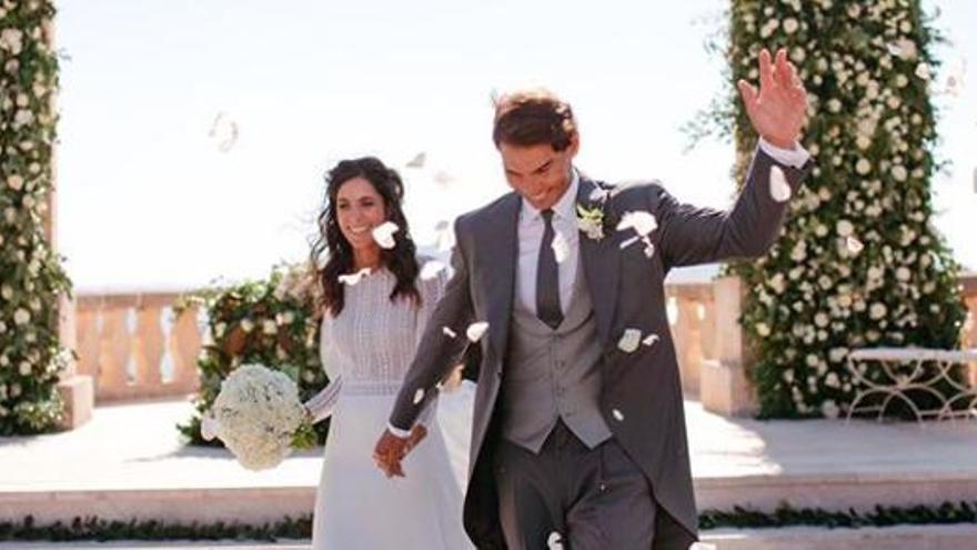Rafa Nadal se despide del año con una foto inédita de su boda en Mallorca