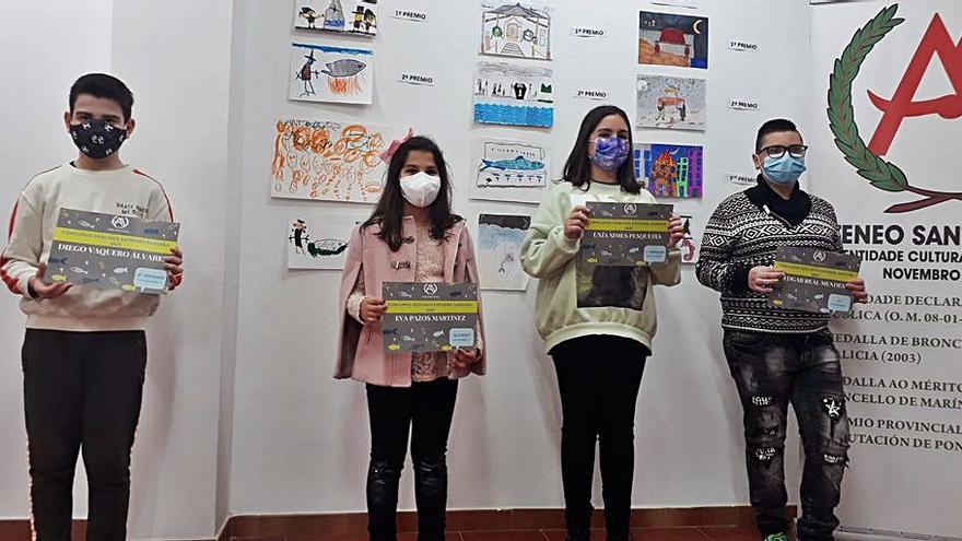 El Ateneo Santa Cecilia premió los mejores dibujos sobre el Entierro de la Sardina