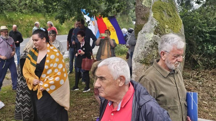 Recuerdo de la represión sufrida en Cruz da Maceira