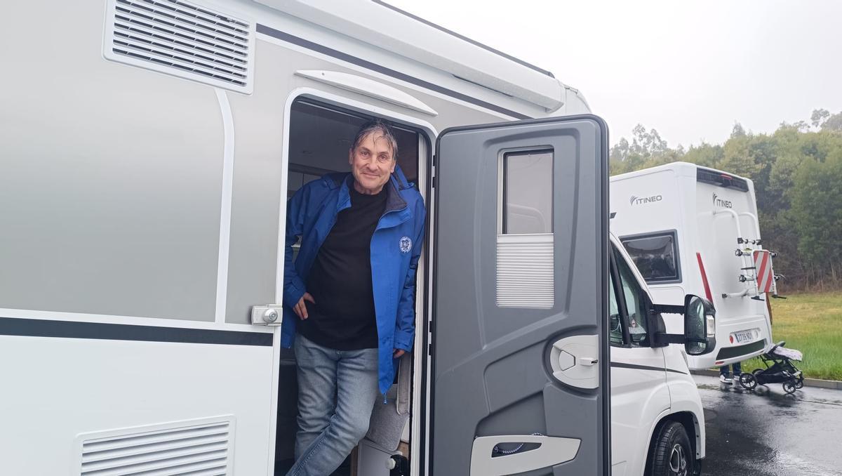 Cesáreo González, vicepresidente de la Asociación Galega de Autocaravanas