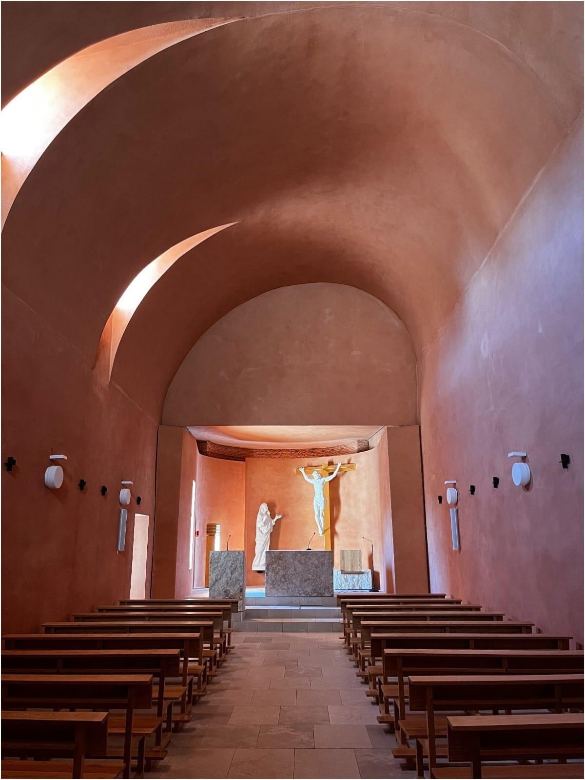 Imagen de la capilla del seminario de Plasencia rehabilitada.