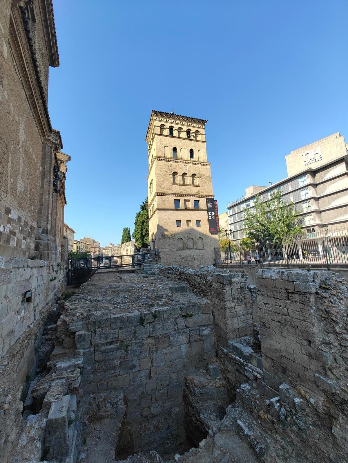 El Torreón de la Zuda de Zaragoza.