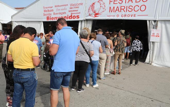 Así fue el día del Pilar en la LX Festa do Marisco de O Grove