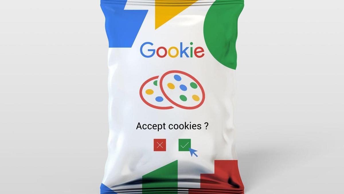Google aparece como una de las empresas a las que este usuario le ha diseñado su propia bolsa de galletas.