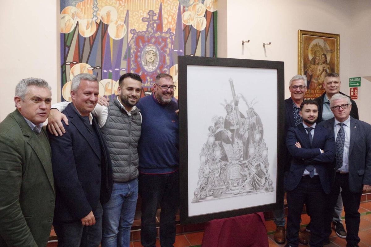 Presentación del proyecto del nuevo trono de Salutación, obra de Manuel Toledano