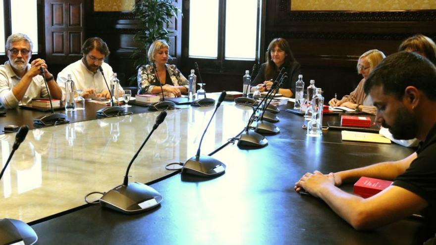 La Mesa resoldrà dijous la petició de Junts per a no aplicar la suspensió de Borràs