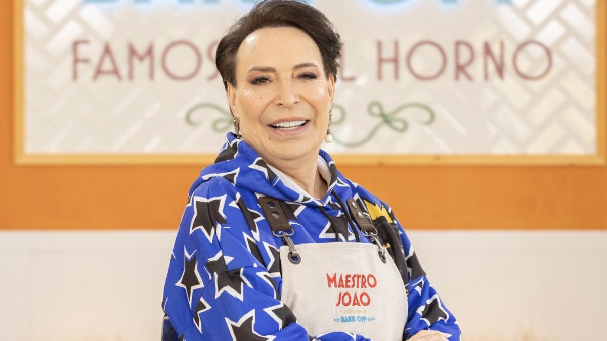 Maestro Joao (Benita), en la presentación de 'Bake Off' a los medios de comunicación.