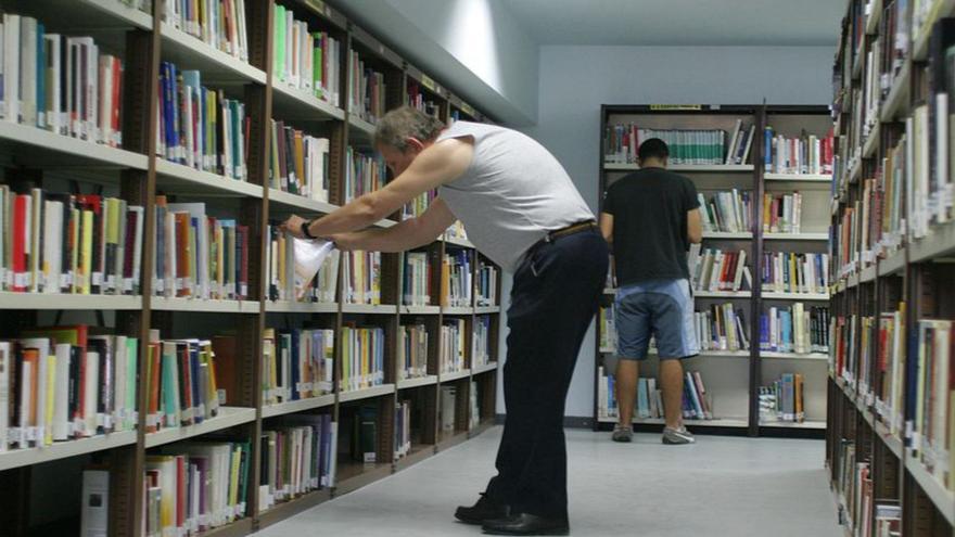 Una imagen de la biblioteca provincial.