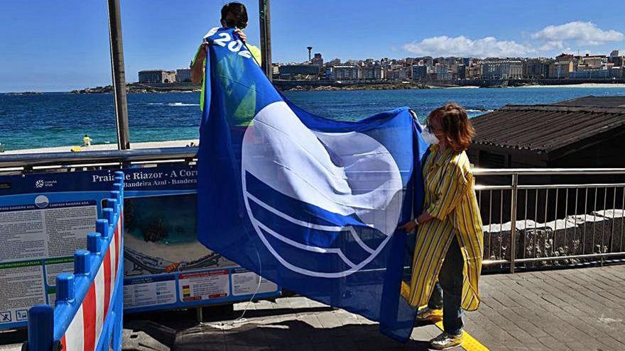 La web para conocer el aforo de las playas coruñesas está en funcionamiento