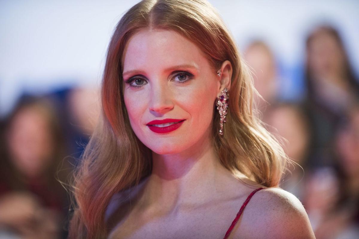 Jessica Chastain en la premiere de 'Woman walks ahead' en el Festival de Toronto