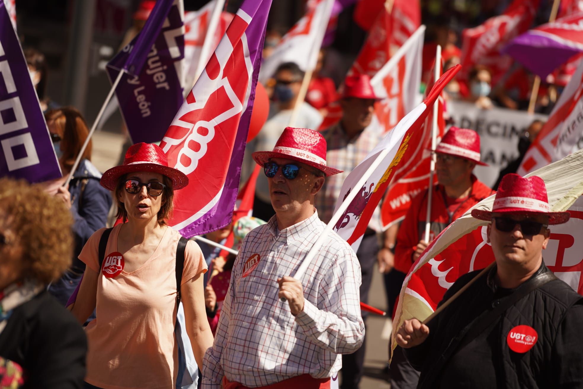 GALERÍA | La manifestación del 1 de mayo en Zamora, en imágenes