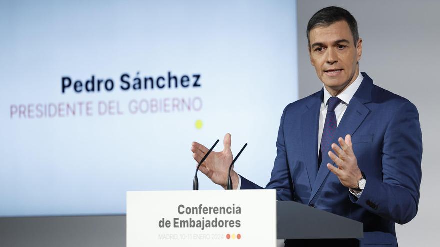 Sánchez afirma que el Gobierno trabaja &quot;a tope&quot; para presentar &quot;cuanto antes&quot; los Presupuestos de 2024