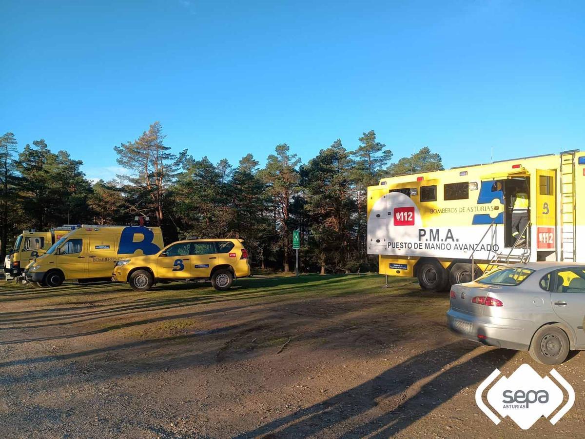 El operativo del 112.