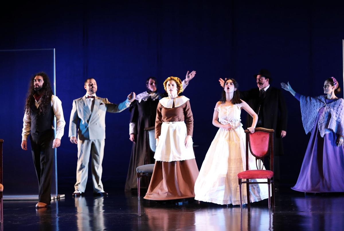 Representación de 'Bodas de sangre', de Lorca, por el Teatro del Temple