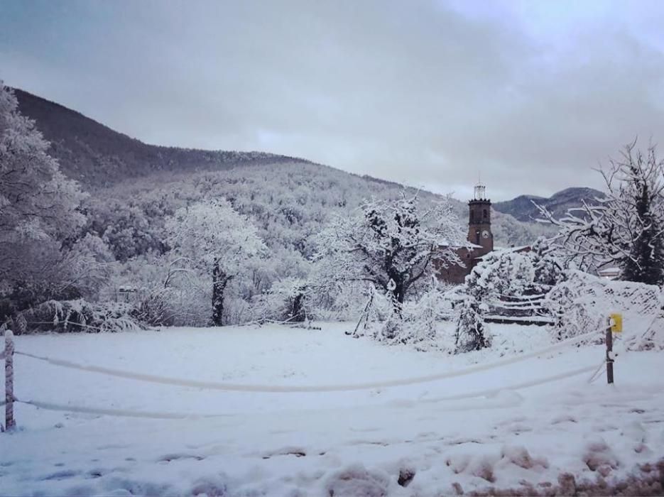 Nevades a Girona