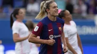 Alexia y Mariona, las "bichotas" que se reivindican en la goleada del Barça (8-0)
