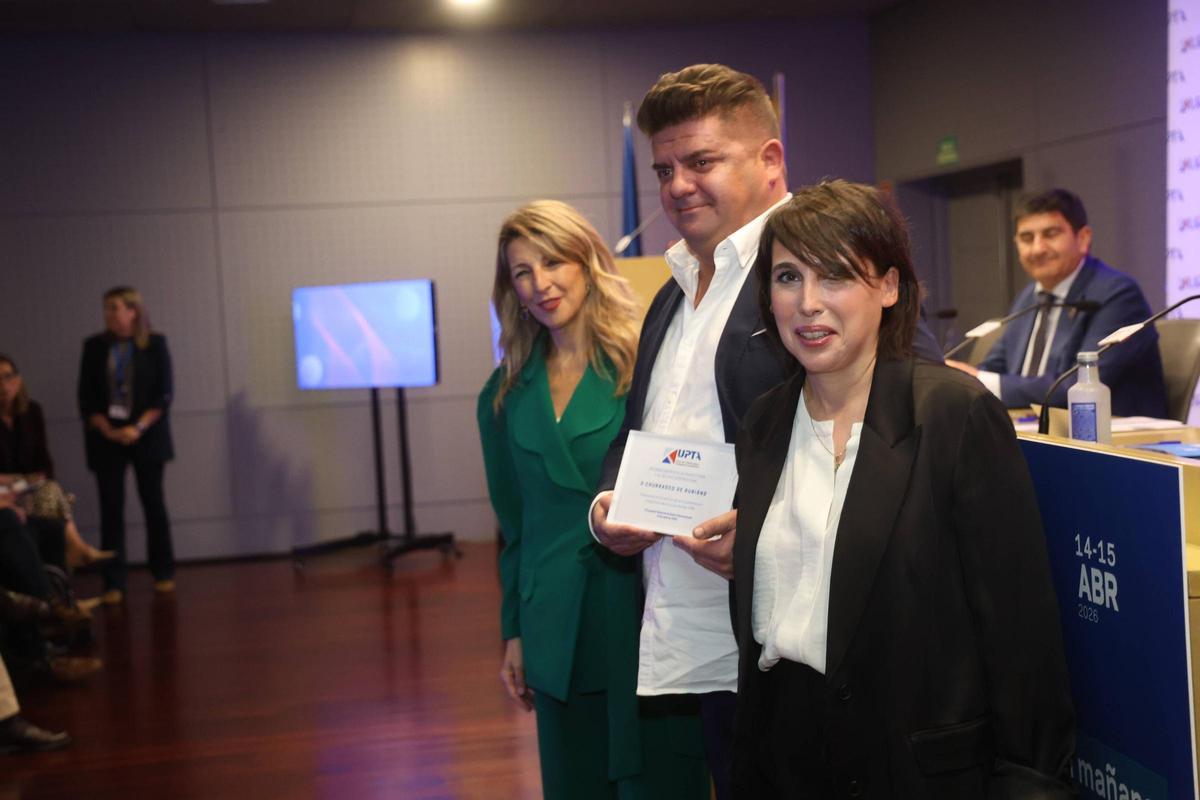 Juanjo García fue homenajeado como ejemplo de relevo generacional.