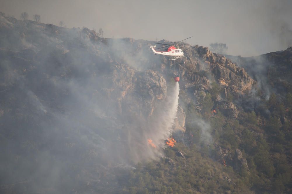 Incendio en la Sierra del Molino