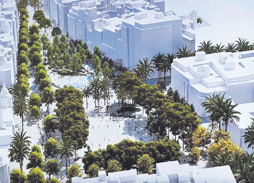 La reforma 'verde' de la Plaza del Ayuntamiento