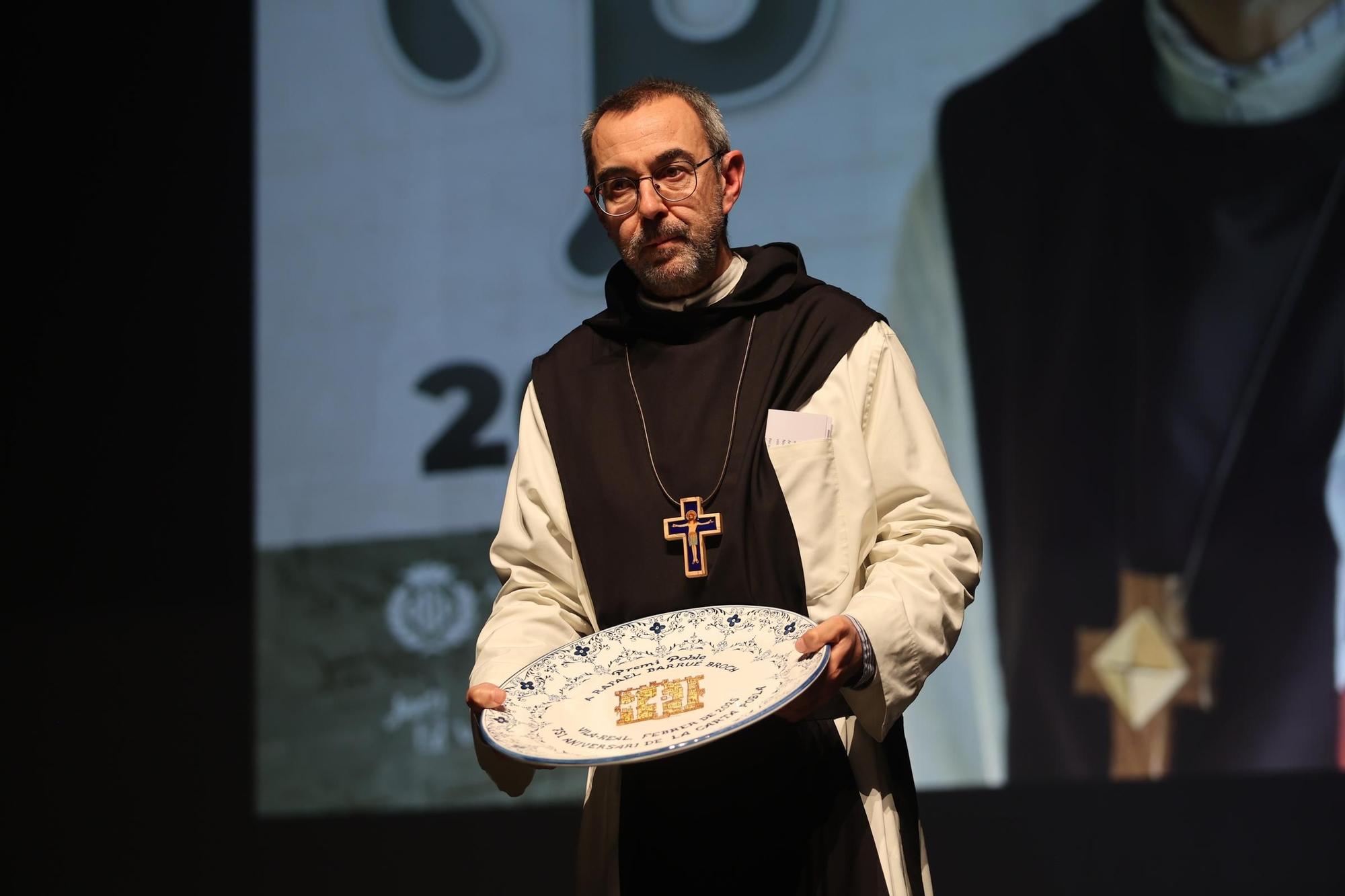 Lliurament dels Premis Poble a Rafa Barrué i Pasqual Sebastià en Vila-real