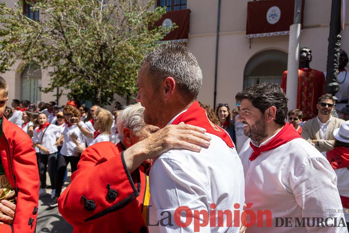 Moros y Cristianos en la mañana del dos de mayo en Caravaca