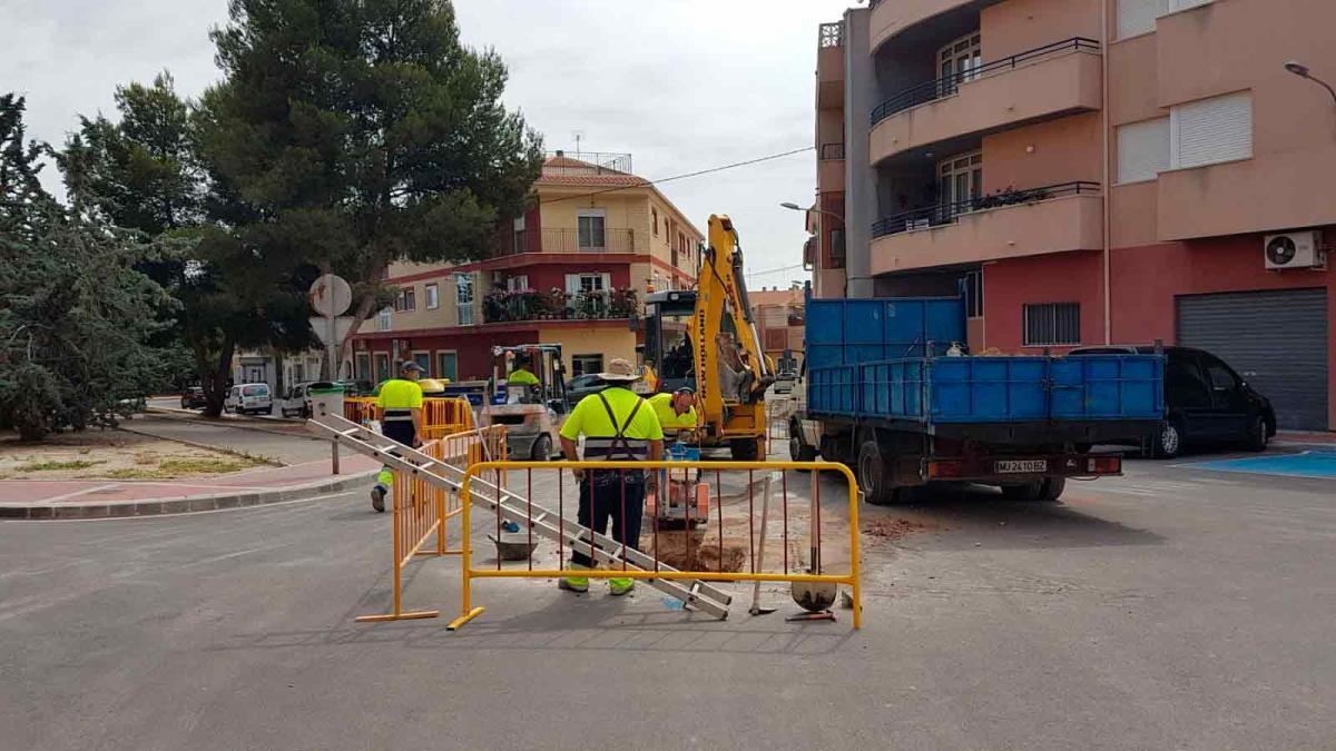 Comienzan las obras en la Calle Núñez de Balboa de Bullas