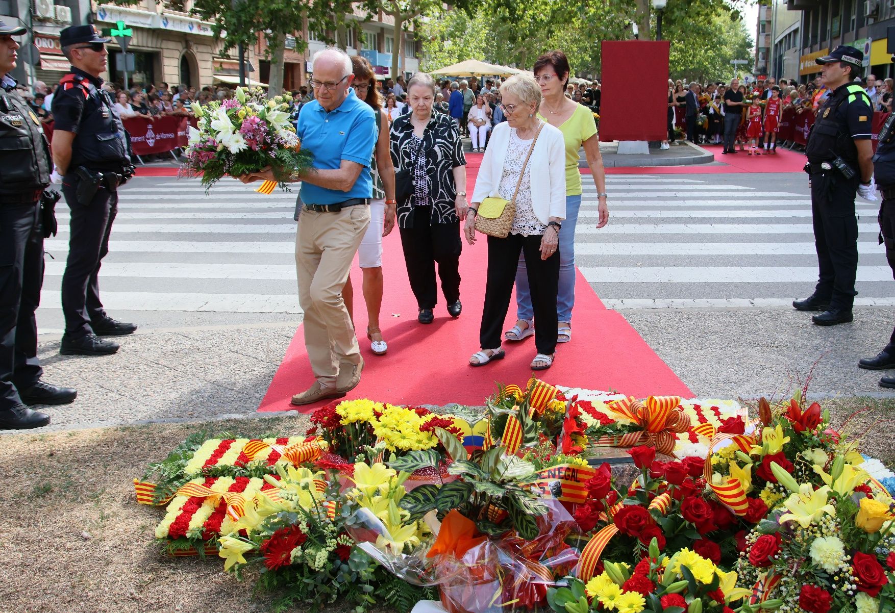 Així ha estat l'acte institucional per la Diada a Manresa