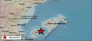 Registrado un terremoto en la costa de Ibiza