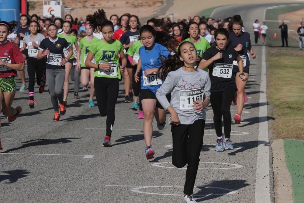 Cross Escolar Cartagena en el Circuito de Velocida