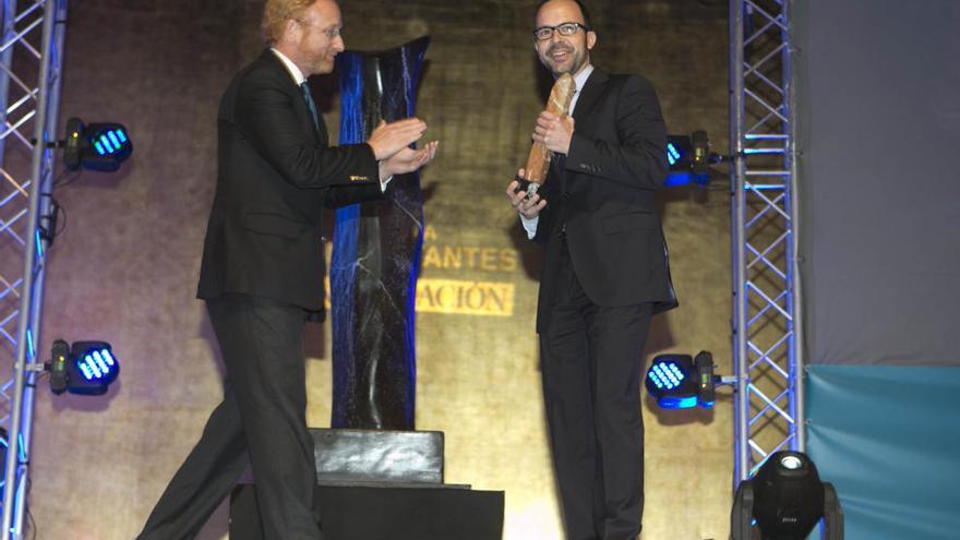 Virgilio Pérez recoge el premio