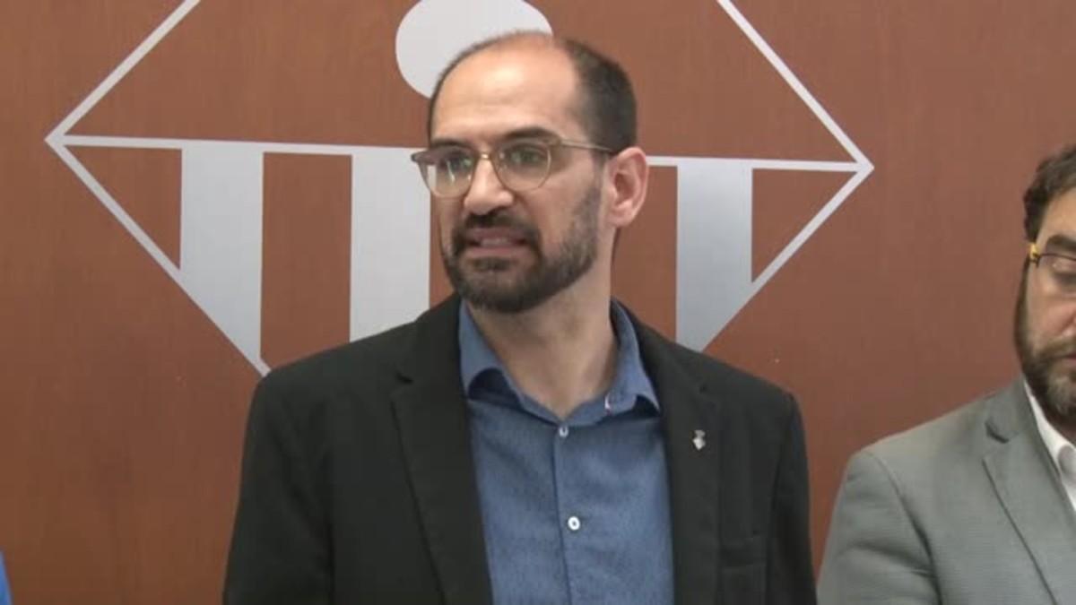Maties Serracant, alcalde de Sabadell, explica la seva posició al ser citat pel jutge.