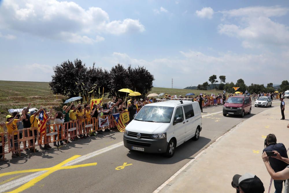 Forn, Rull i Turull arriben a la presó de Lledoners