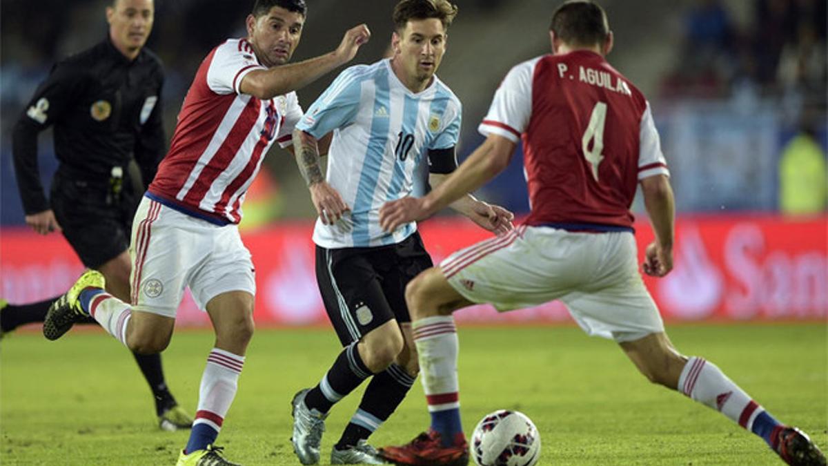 Messi no bastó para derrotar a Paraguay en el estreno de Argentina en la Copa América
