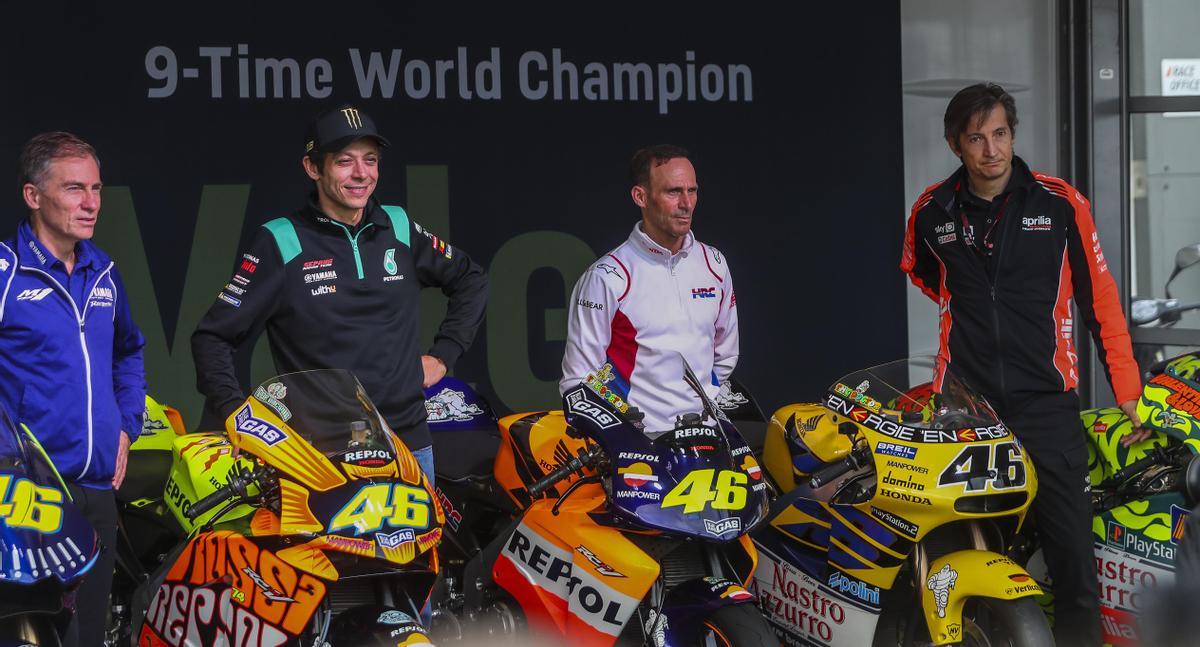 Valentino Rossi se despide en Valencia