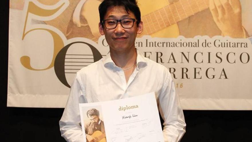 Un guitarrista chino gana el certamen internacional Francisco Tárrega