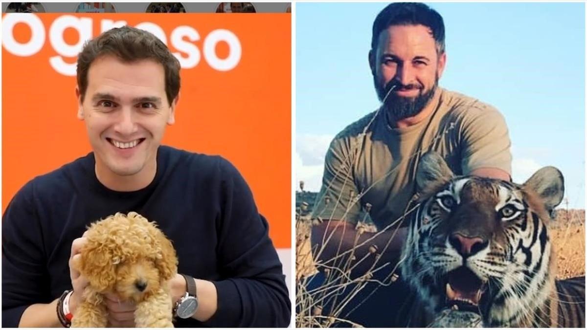 Albert Rivera y Santiago Abascal